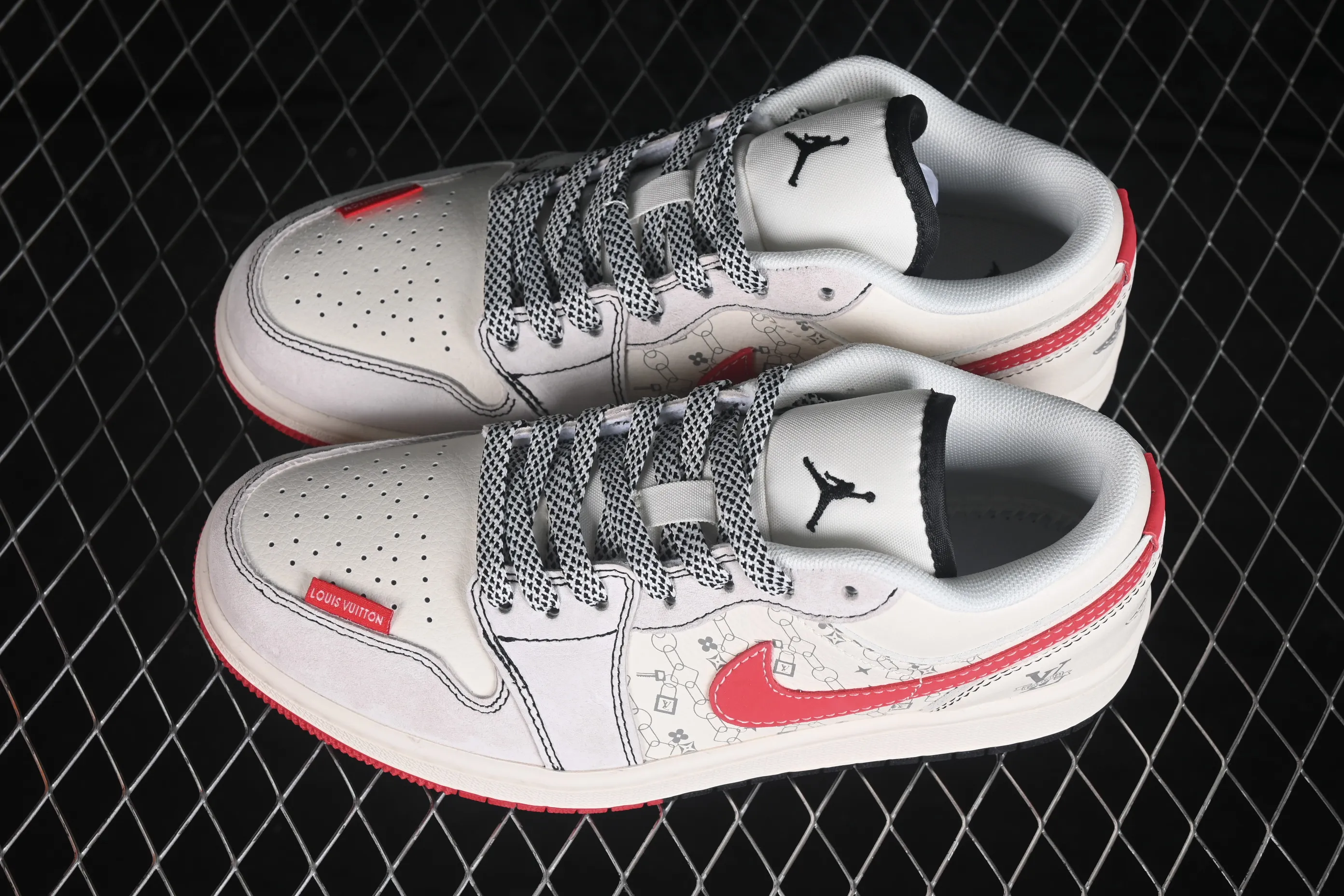 All categories Air Jordan Jordan series basketball shoes Air Jordan 1 Low High-end customized low-top sneakers Air Jordan 1 Low OG SP AJ1 Joe 1 joint model low-top cultural casual sneakers CW6688-115